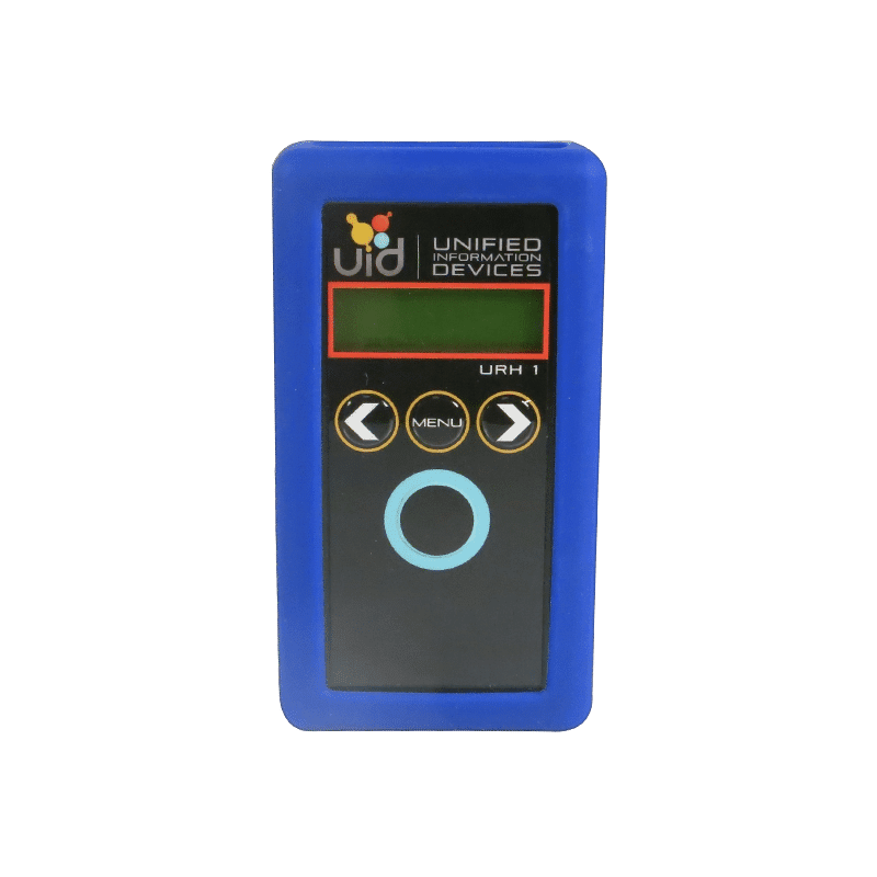 URH_Blue_w_reader - Unified Information Devices RFID Handheld Reader